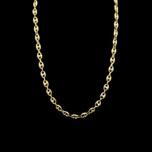 Collier Grain de café 60 cm 8 mm